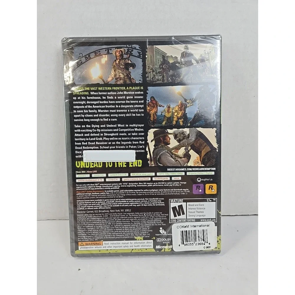 Red Dead Redemption: Undead Nightmare (Sony PlayStation 3, 2010) Brand New!